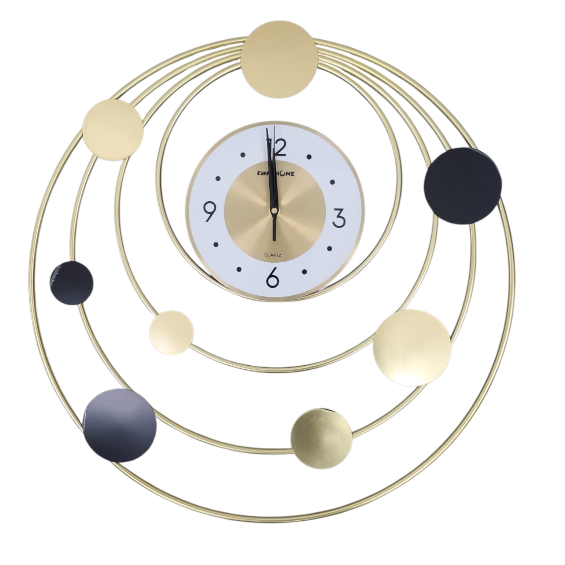 TaffHOME Jam Dinding Quartz Luxury Nordic Style 60cm Silent Movement - SFB6