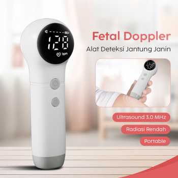 TaffOmicron Alat Deteksi Jantung Janin Fetal Doppler Handheld 3.0 MHz - U8-25
