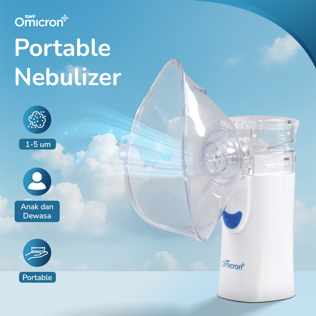 TaffOmicron Alat Terapi Pernapasan Handheld Nebulizer Inhaler Atomizer - UN100