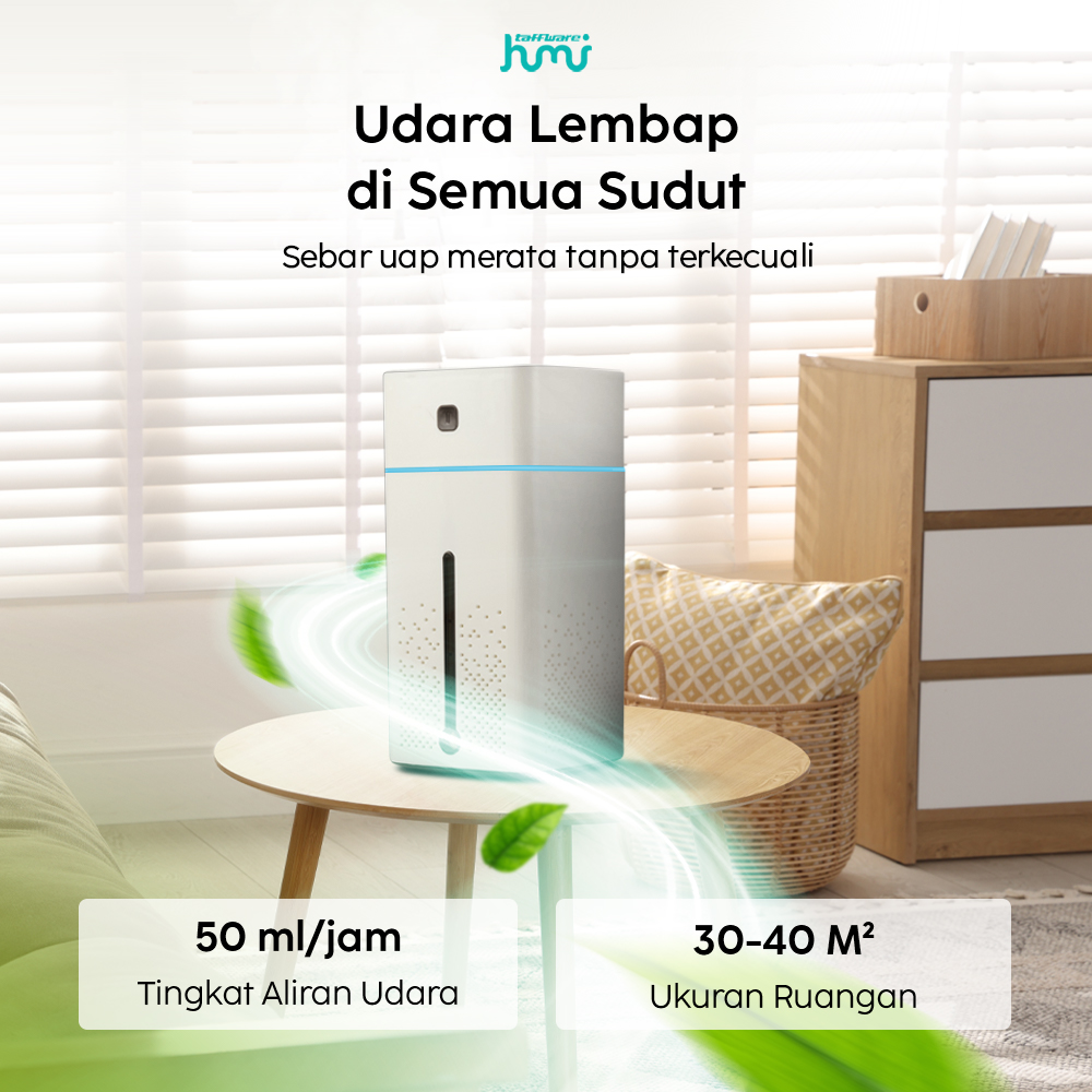 Taffware HUMI Air Humidifier Ultrasonic Aroma Diffuser RGB 1L - KS-600