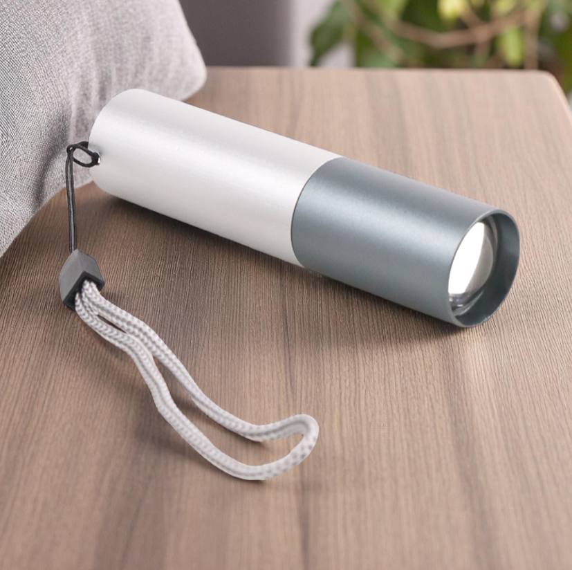 TaffLED Senter LED Mini Flashlight USB Rechargeable Aluminium Body XPE - 3187