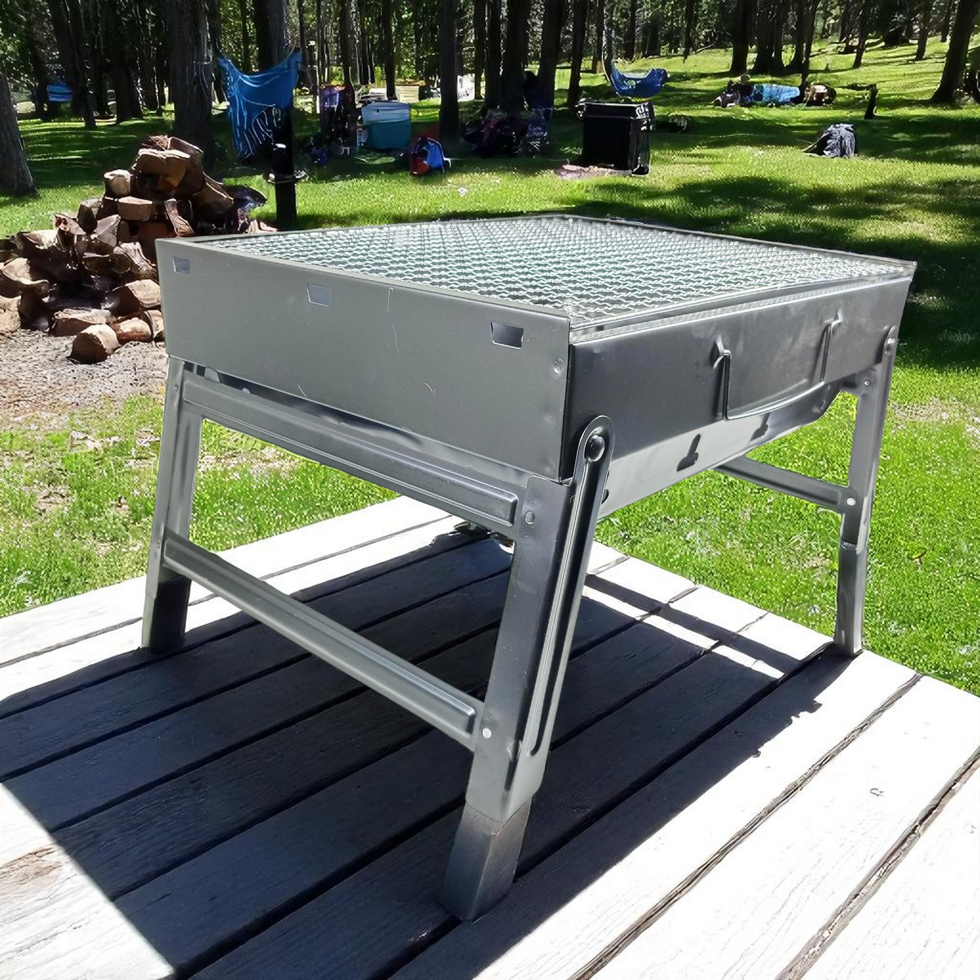 SALDNES Alat Panggang Arang Foldable BBQ Outdoor Grill Stove Portable - TL-353