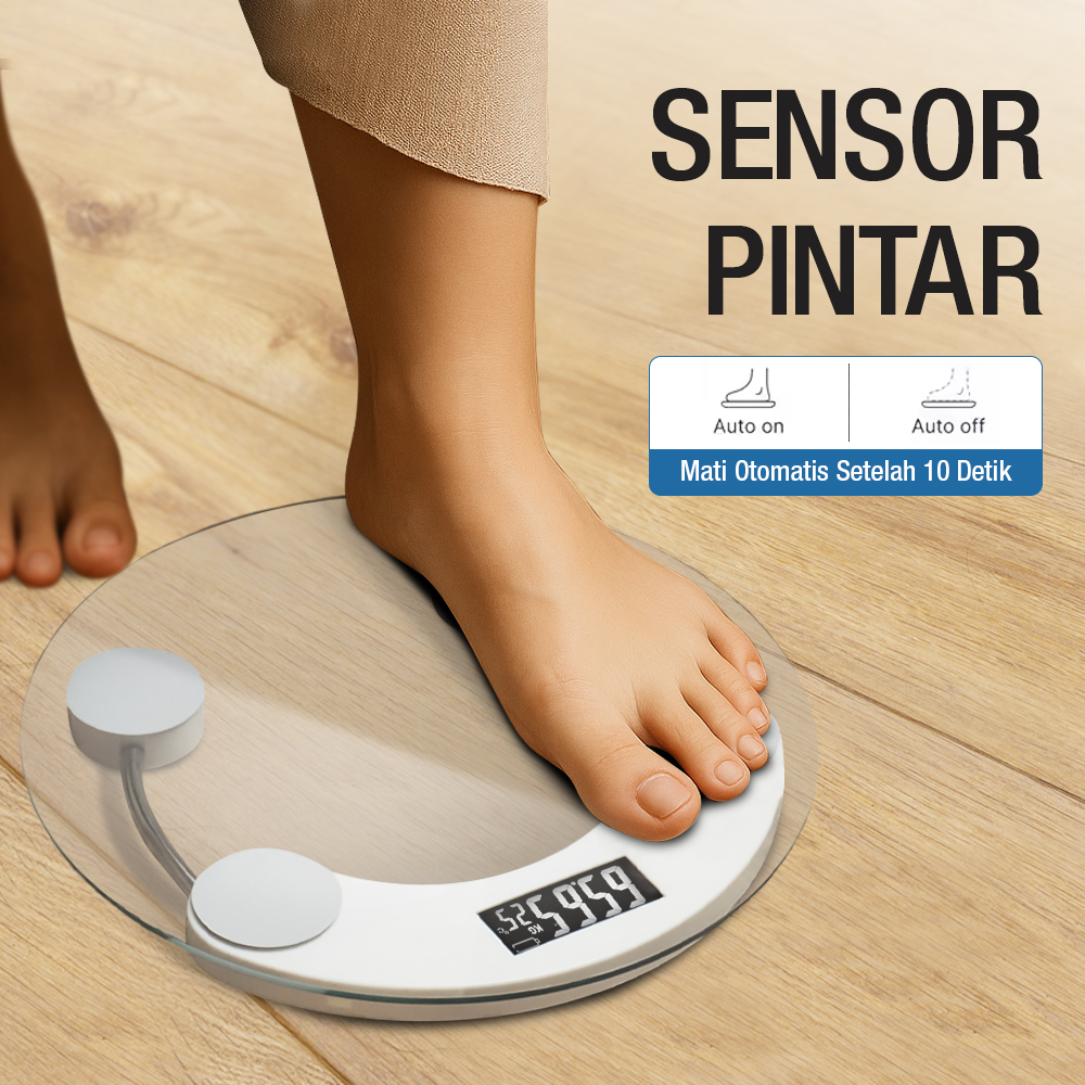 OEIN Timbangan Badan Digital Scale Rechargeable 180kg - TB18