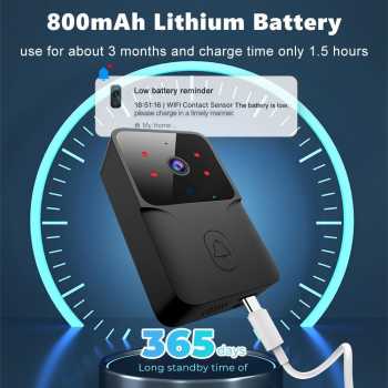 Jual KEQUS Bel Pintu Kamera Video Doorbell WiFi Remote Intercom