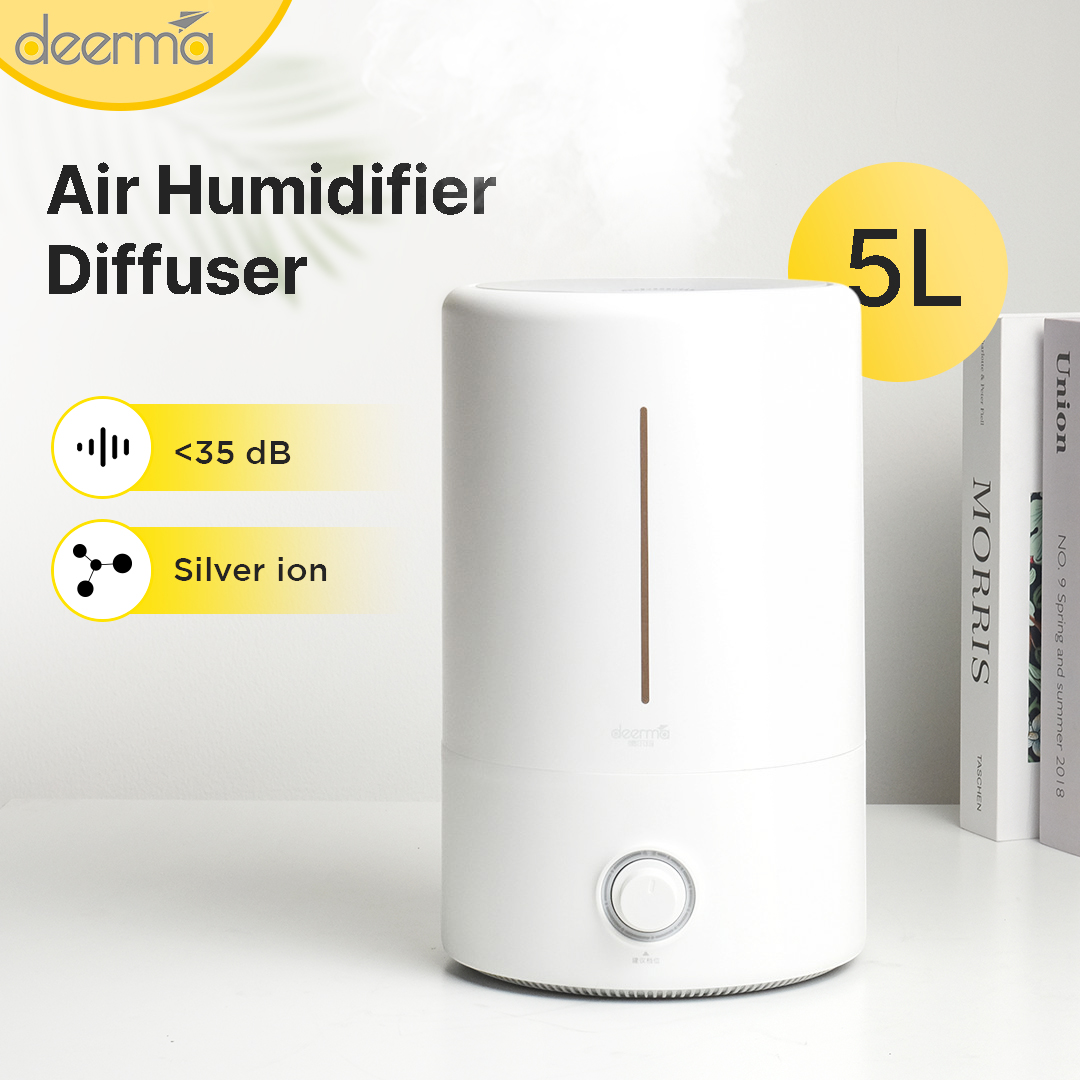 Deerma Air Humidifier Ultrasonic Diffuser Standard Version Large 5L - DEM-F628