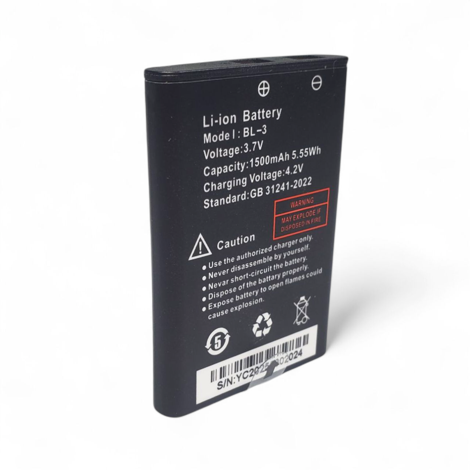 Taffware Baterai Walkie Talkie 1500mAh BL-3 for Baofeng BF-UV3R