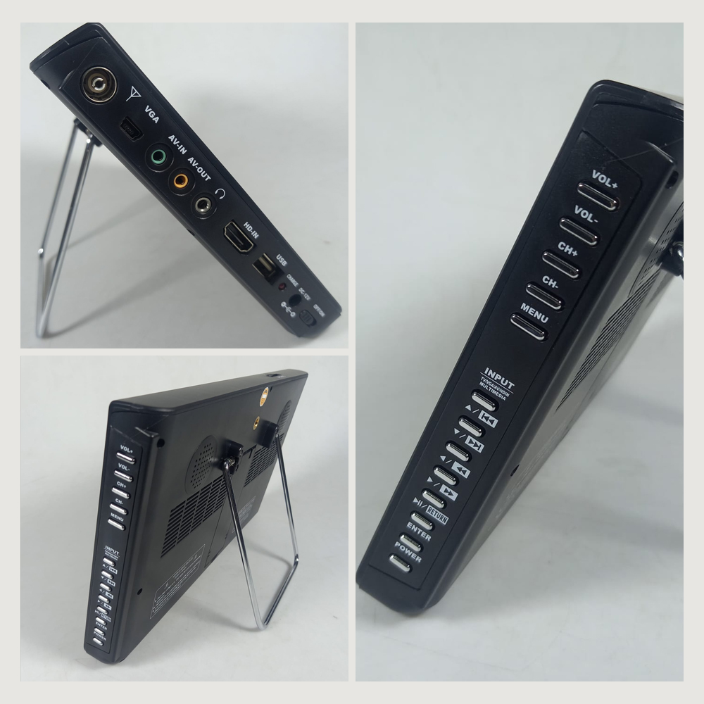 Taffware Portable TV Monitor 10 Inch DVB-T2 dan Analog HDMI AV - D10
