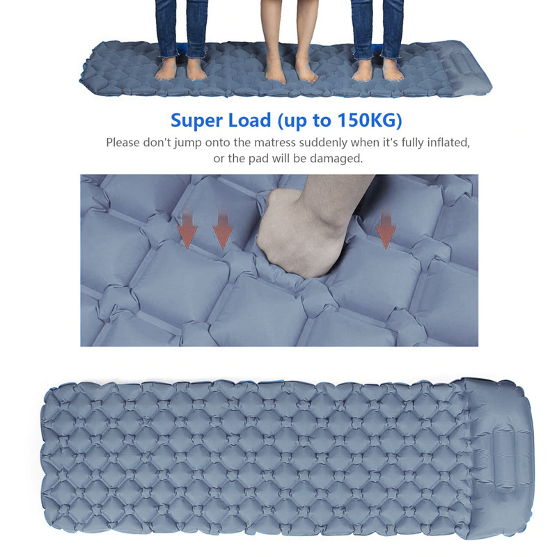 NATUREBELL Kasur Matras Angin Manual Sleeping Pad Ultralight Single - MH1