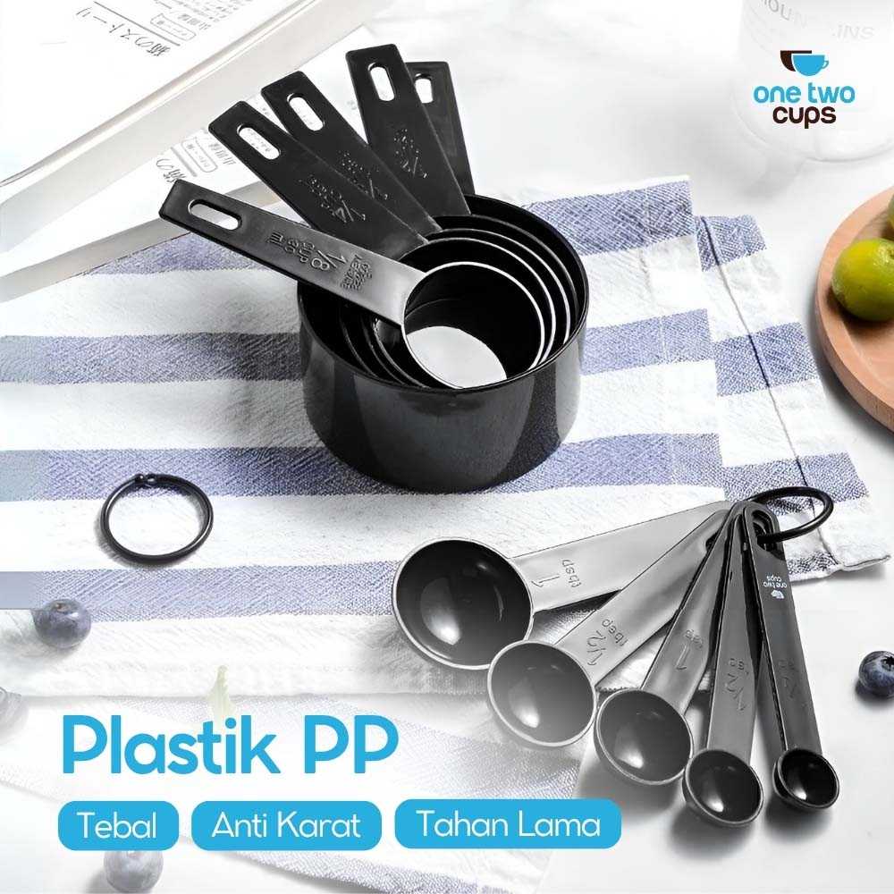 One Two Cups Sendok Takar Ukur Cup Measuring Spoon 10 PCS - 16799 - Gambar 4