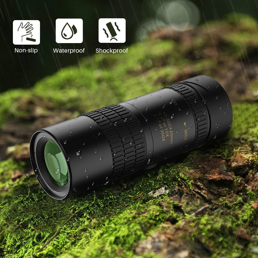 Axcell Monocular Zoom Telescope Long Range 10-300x40 - AXC44