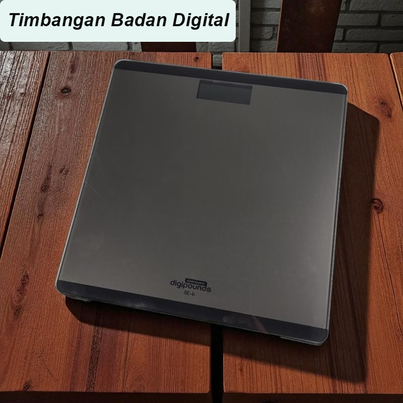iScale Timbangan Badan Digital Scale Temperature Battery Version 180kg - SE