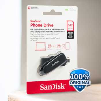 SanDisk Dual-Interface Phone Drive Android USB Type C 3.2 Gen 1 - SDDDC6