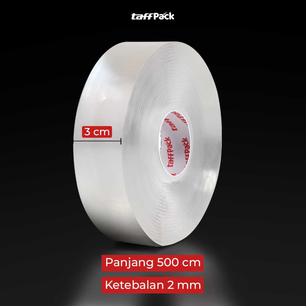 TaffPACK Double Tape Perekat No Trace Adhesive Washable Sticker - J007 - Gambar 6