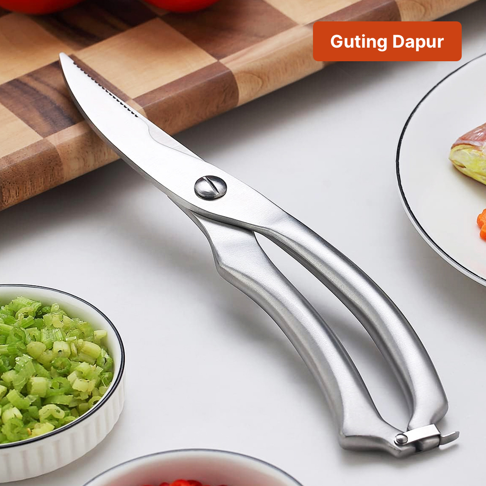 XITUO Gunting Dapur Kitchen Bone Scissors Stainless Steel - HU14