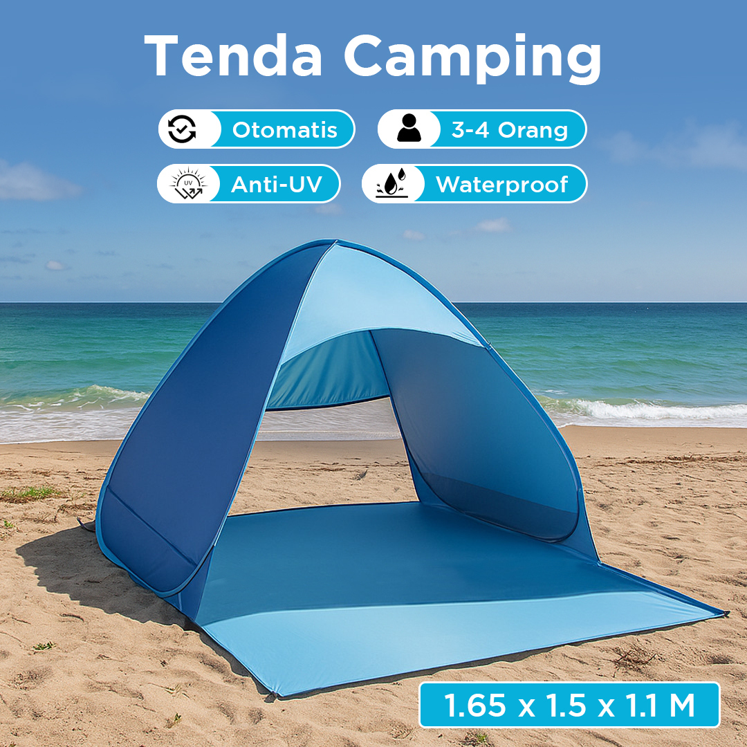 Top Lander Tenda Camping Lipat Otomatis Waterproof Pop Up Tent - TL9