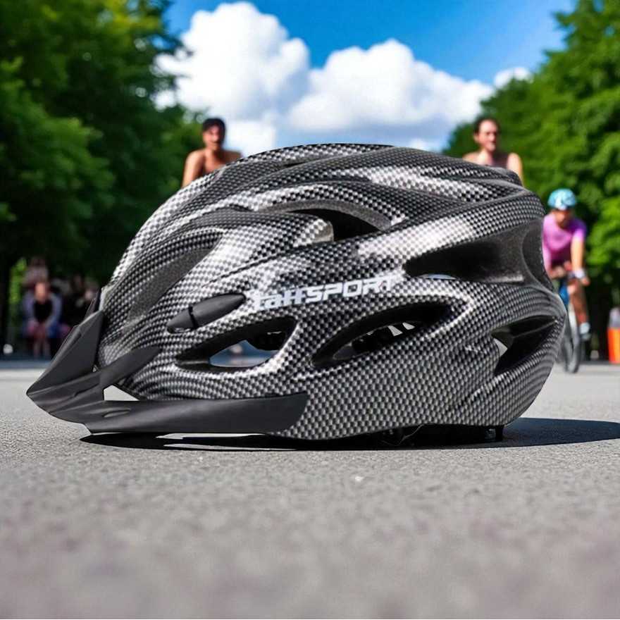 TaffSPORT Helm Sepeda Bicycle Road Bike Helmet EPS PVC 18 Air Vent - X40 - Gambar 2