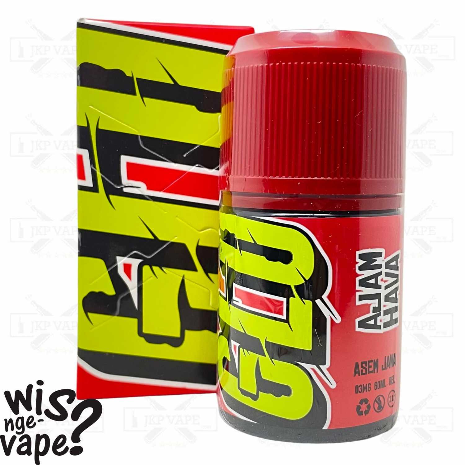 Liquid Rasa Asem Jual GLU AJam Hava Asam Jawa 60ml - Freebase Liquid by FVS x