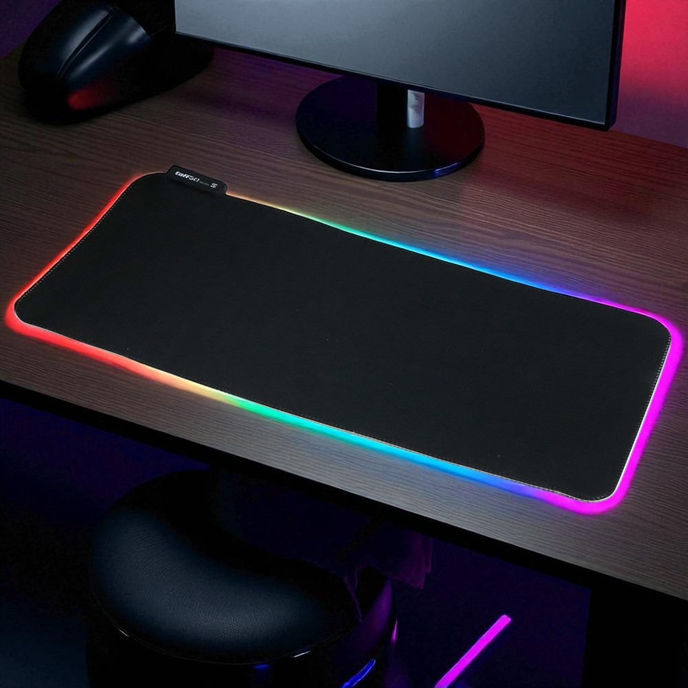 TaffGO Gaming Mouse Pad XL RGB LED 700x300x4mm - GMS-WT5
