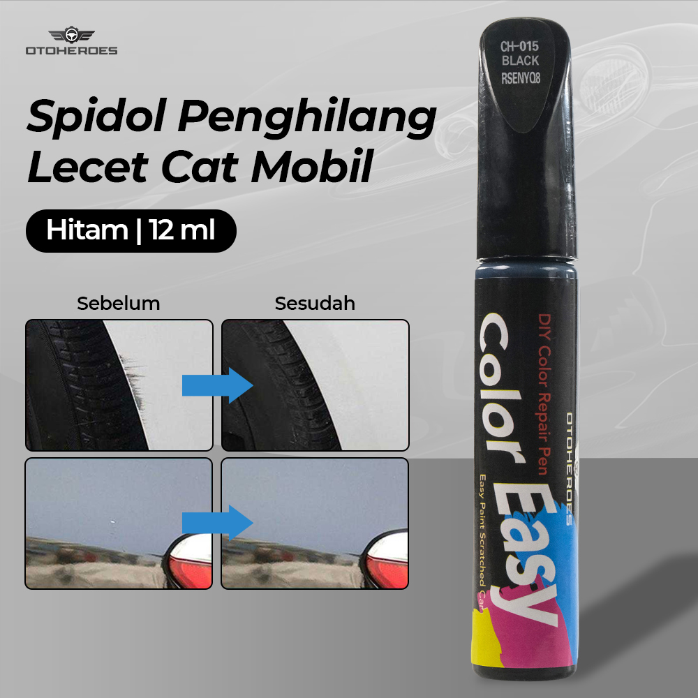OTOHEROES ColorEasy Cat Penghilang Baret Mobil Scratch Paint 12ml - BS-1 / CH-015 / YS-312 / HOS-25