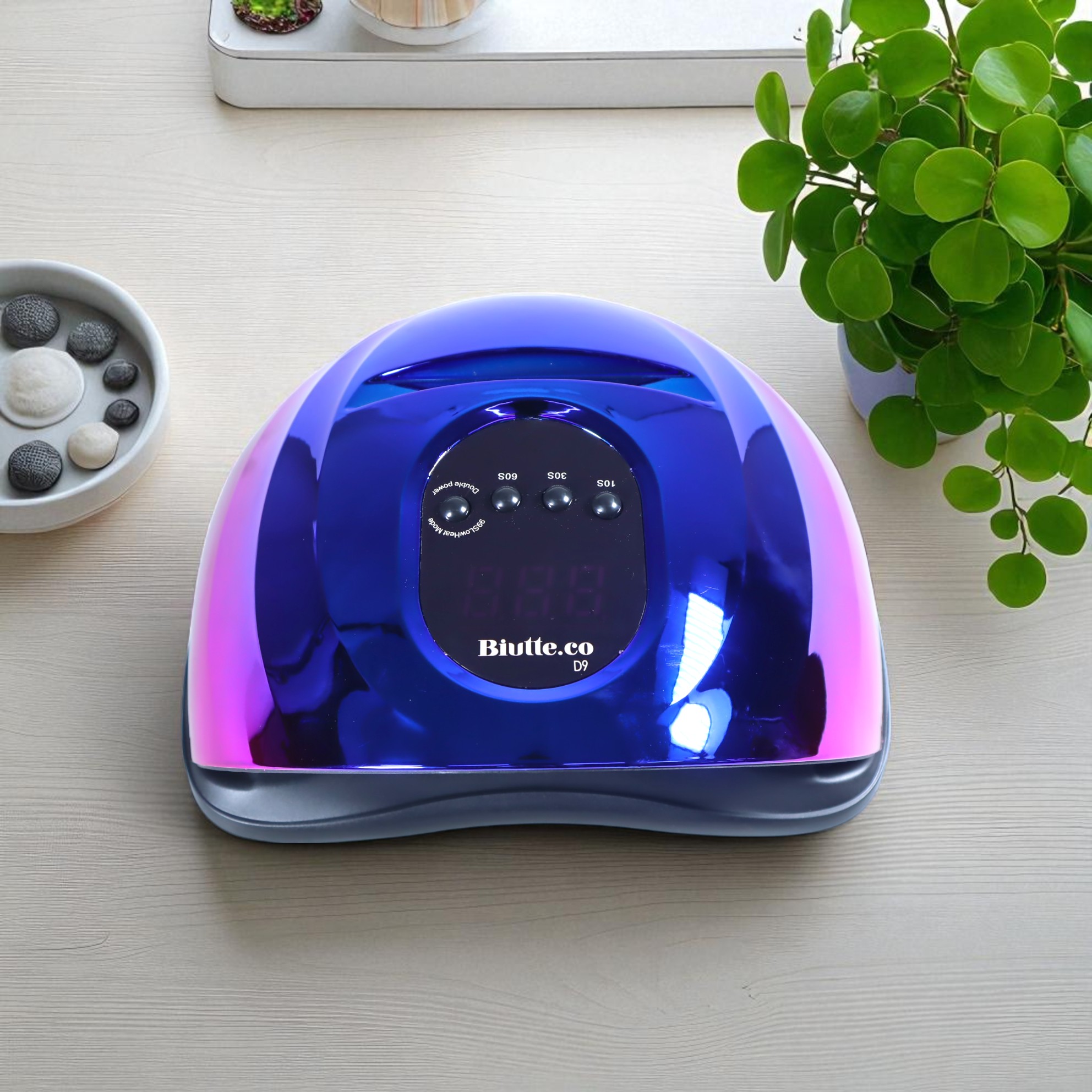 Biutte.co Pengering Kutek Kuku UV LED Nail Lamp Dryer 150W 57 LED - D9
