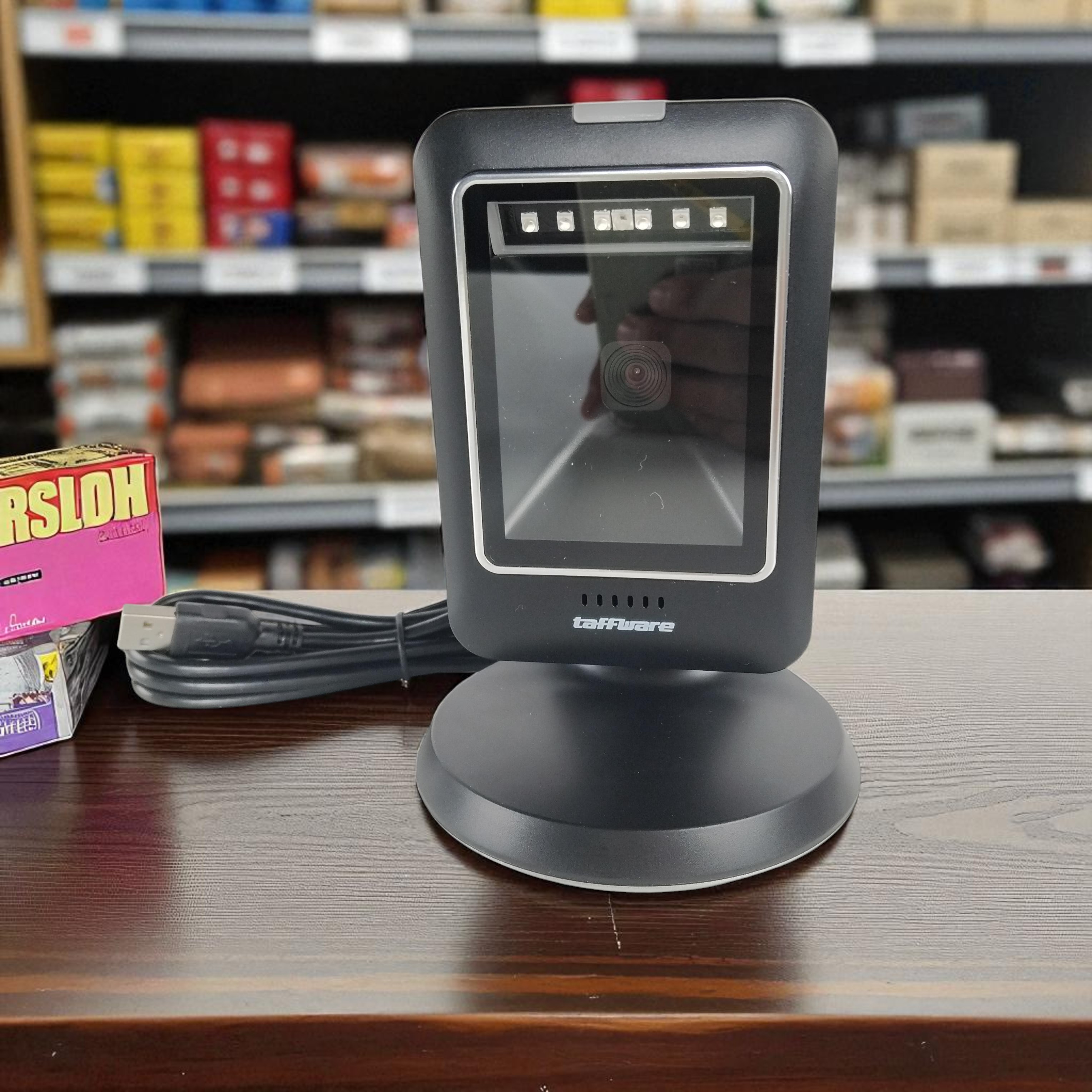 Taffware Desktop Barcode Scanner Portable USB 1D 2D QR - MP6300IR