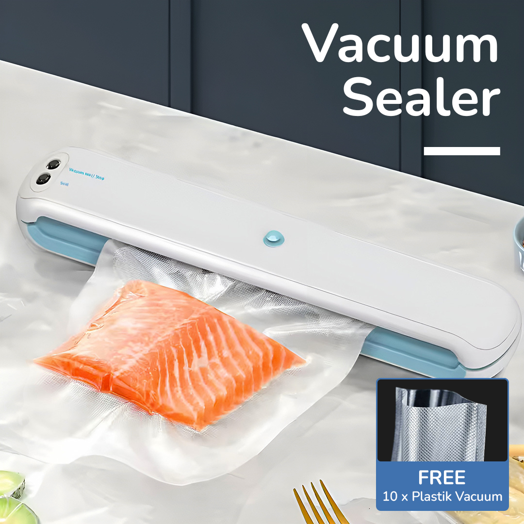 WOMSI Alat Vakum Makanan Vacuum Sealer Packaging Machine with Bag - SX-360