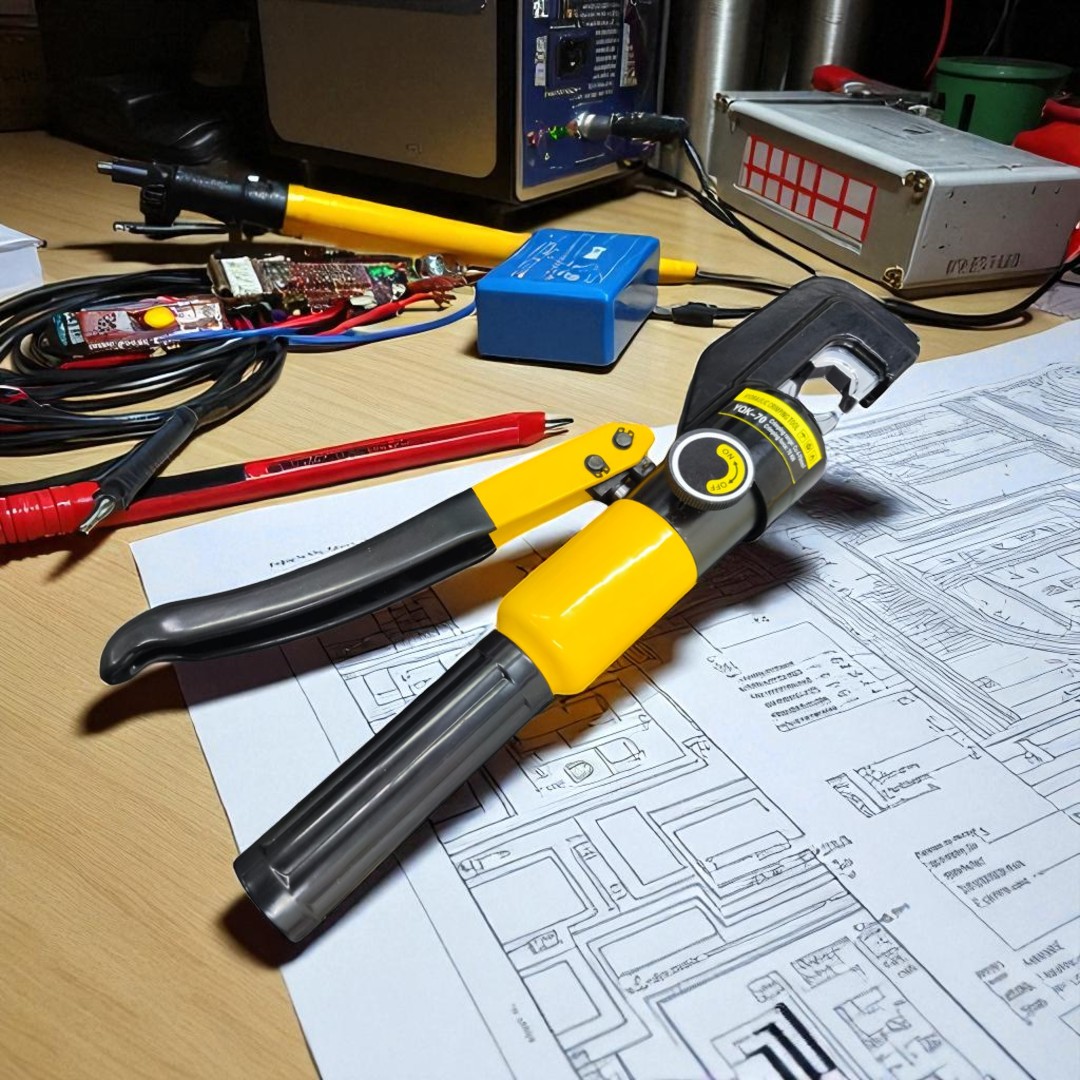 IBOSAD Tang Crimper Hydraulic Cable Plier Compression Tool - YQK-70