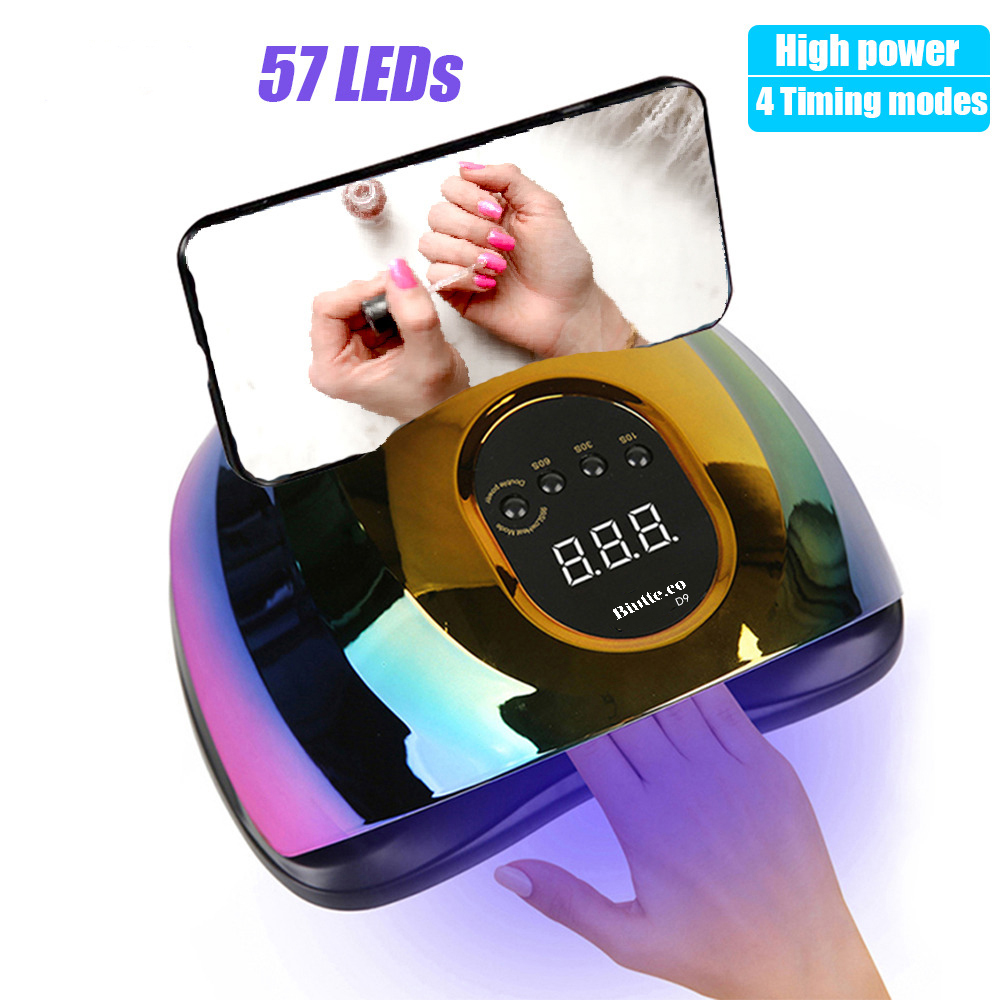 Biutte.co Pengering Kutek Kuku UV LED Nail Lamp Dryer 150W 57 LED - D9