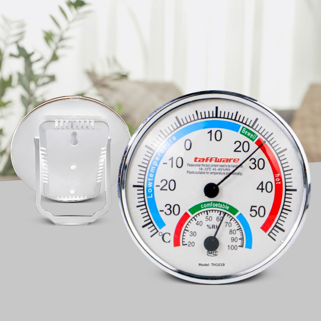 Taffware Analog Thermometer Hygrometer Temperature Humidity - TH101B