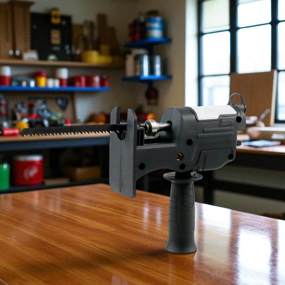 XMSJ Konektor Modifikasi Bor Listrik Jadi Mesin Gergaji Drill Adapter - E14968