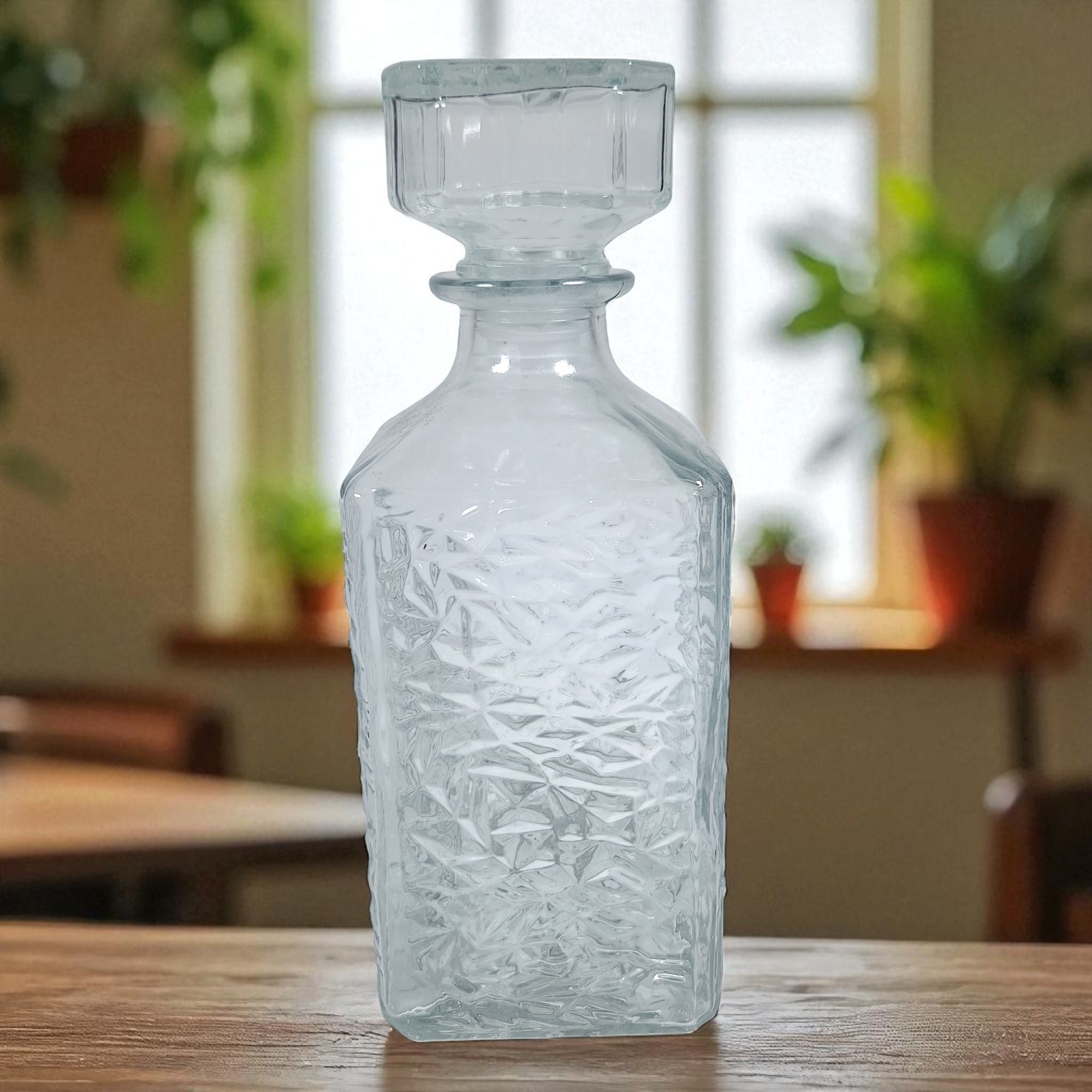 ALISWINE Whisky Decanter Glass Bottle Liquor Scotch Luxury 950ml - AL95