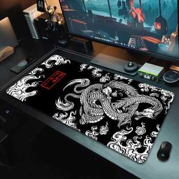 Maruige Mouse Pad Gaming Japanese Dragon Desk Mat - M34