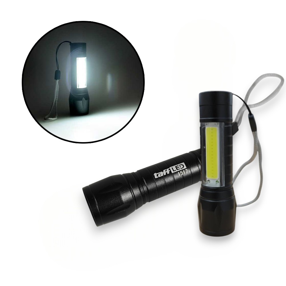 TaffLED Albinaly Senter LED USB Rechargeable XPE Q5 COB 2300 Lumens - 1517