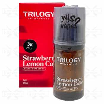Secret Strawberry Lemon Cake 30ml - Salt Nic Liquid Trilogy Jvape