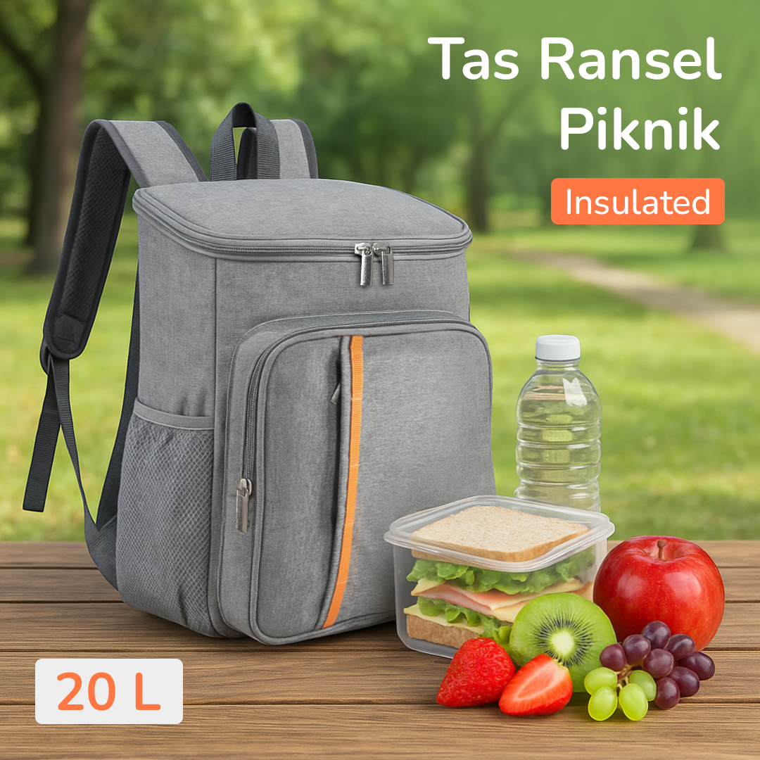 WEYOUNG Tas Ransel Piknik Hot and Cold Lunch Bag Insulated Backpack - YY29