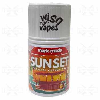 Sunset Tropical Creamy Rum 60ml - Freebase Liquid by Mark Made