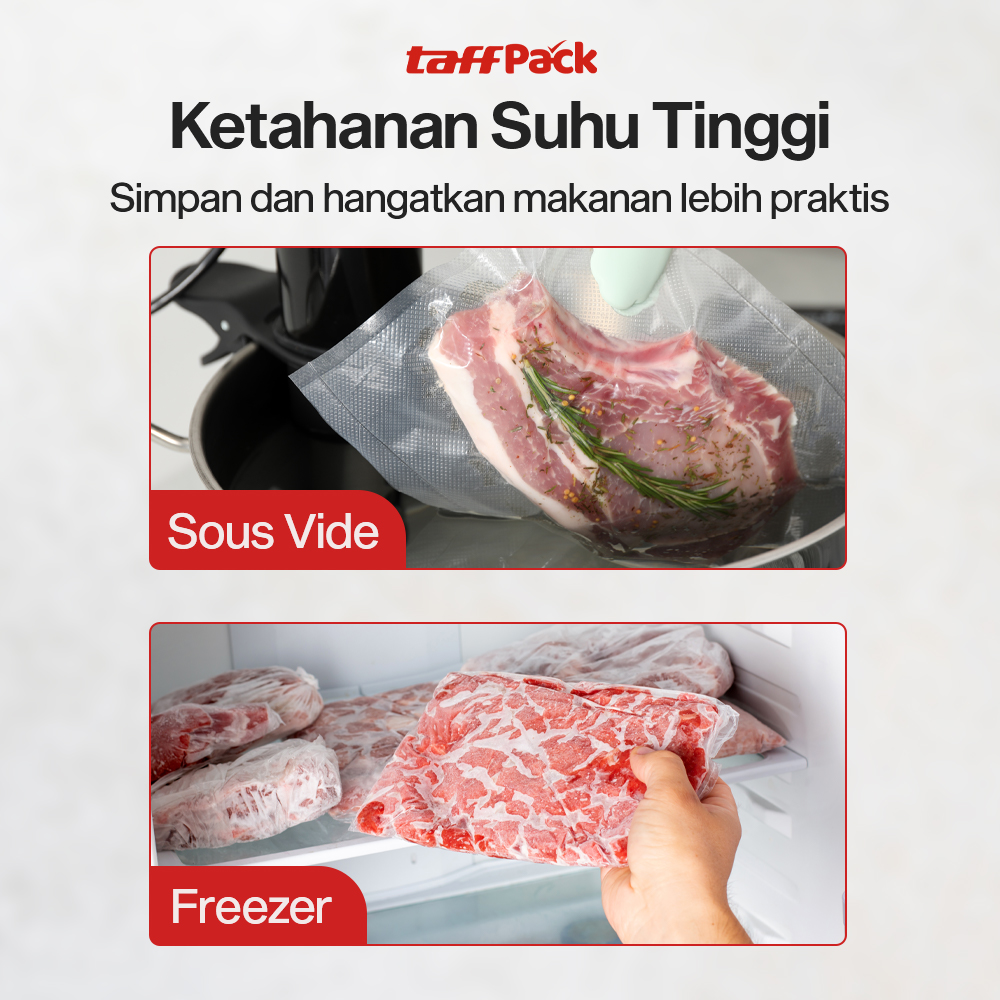 TaffPACK Kantong Plastik Vacuum Storage Bag 28x500cm 1 Roll - VCM