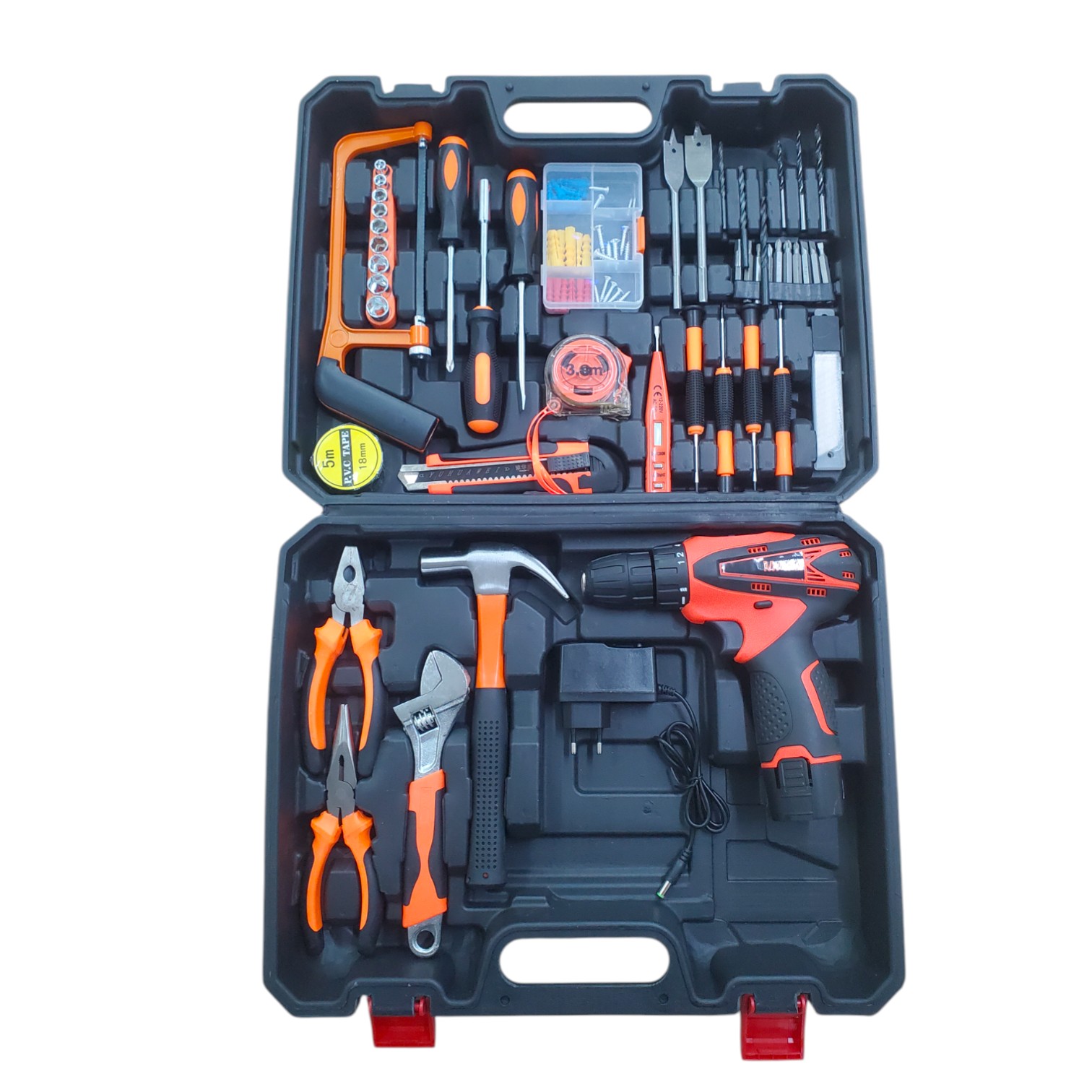 FEITUO Alat Perkakas Bor Listrik Cordless Palu Tang Obeng 57 in 1 - JG-076