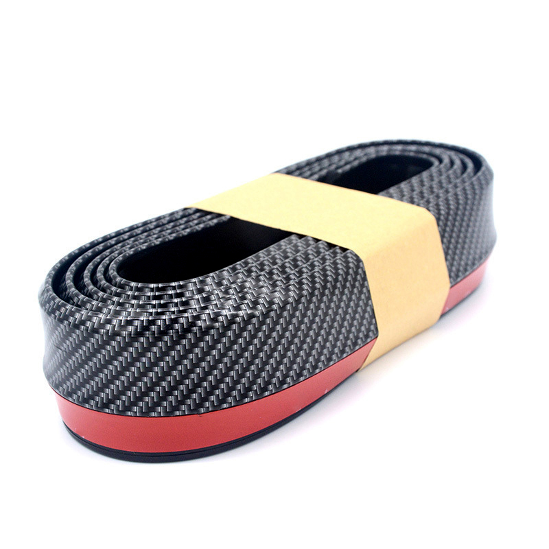 SAMURAI Stiker Carbon Fiber Anti Collision Strip Bumper Mobil 2.5M - TY354