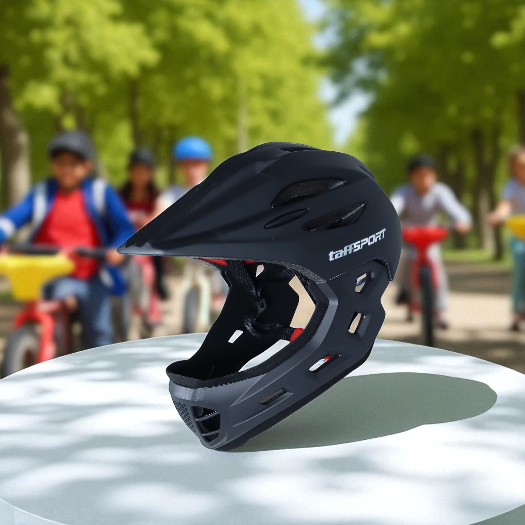 Ftiier Helm Modular Sepeda Anak Full Face Bike Size S - CHF78
