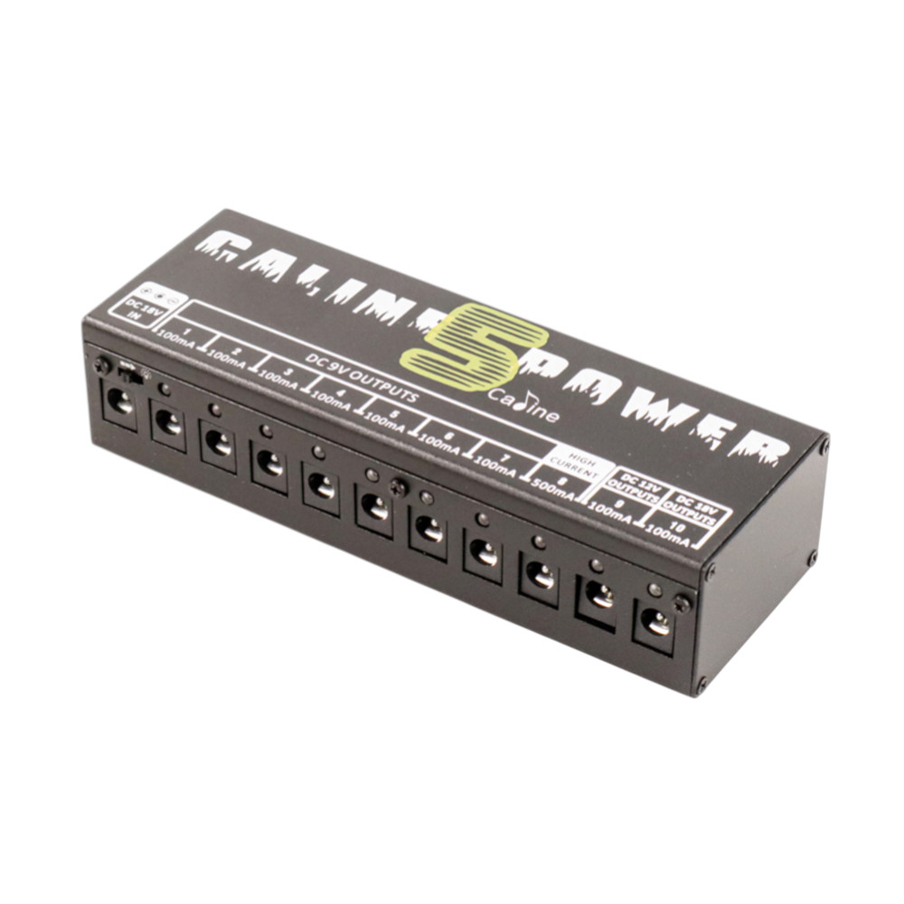 Caline Power Supply 10 Isolated Output EU Adaptor Pedal Effect Gitar - CP-05