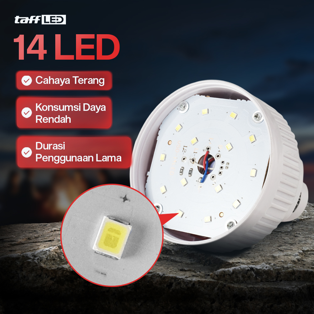 OOBEST Lampu LED Camping Gantung Waterproof Natural White 50W - V-50