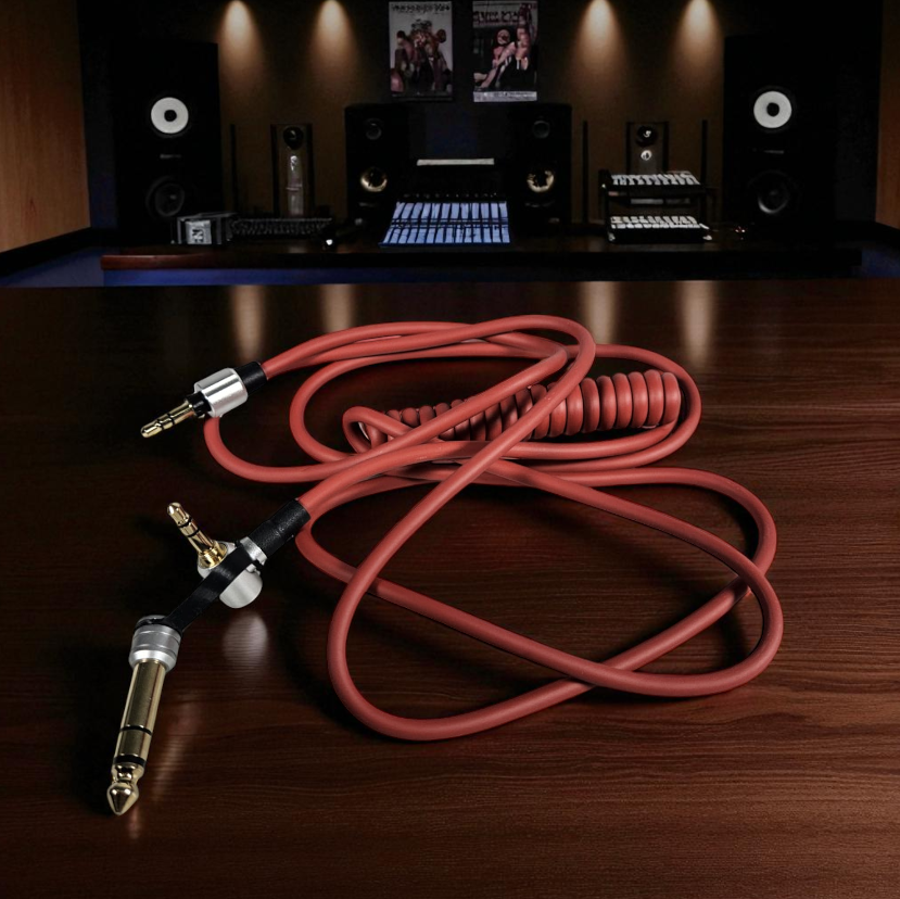 AUX Audio Cable Pro Detox 3.5 and 6.5mm Male to Male - AV141