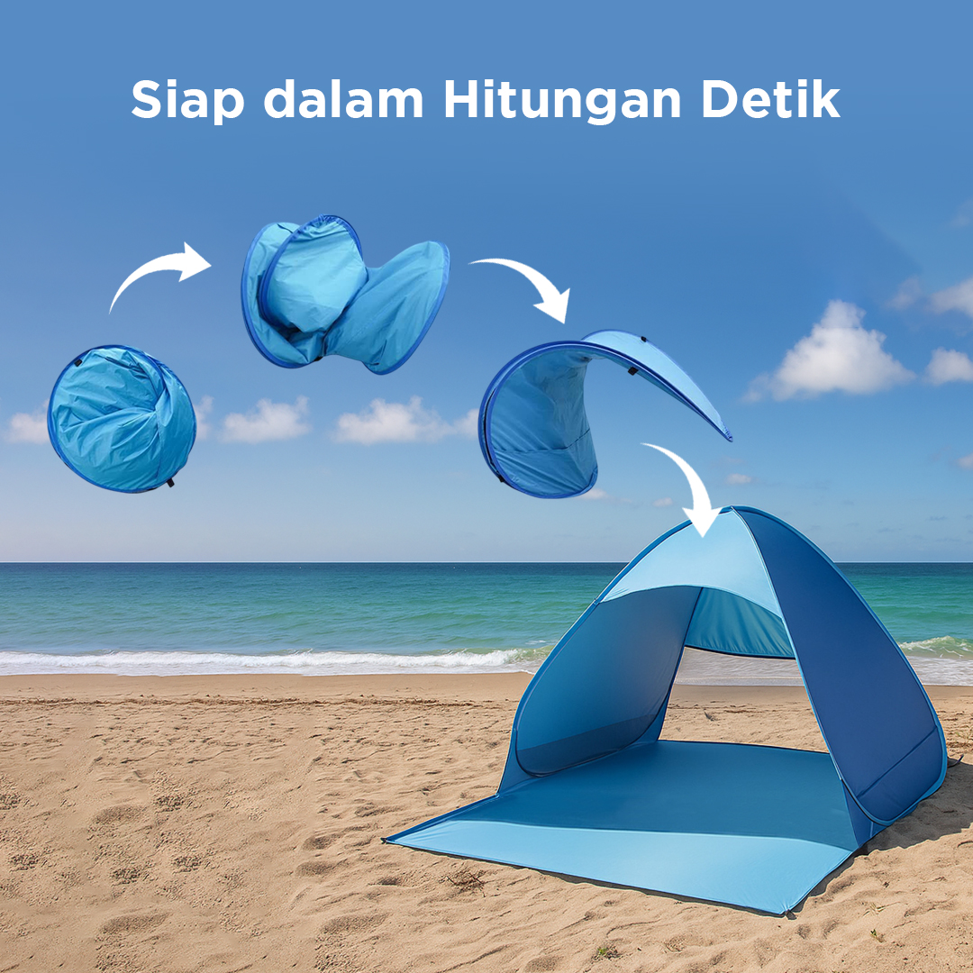 Top Lander Tenda Camping Lipat Otomatis Waterproof Pop Up Tent - TL9