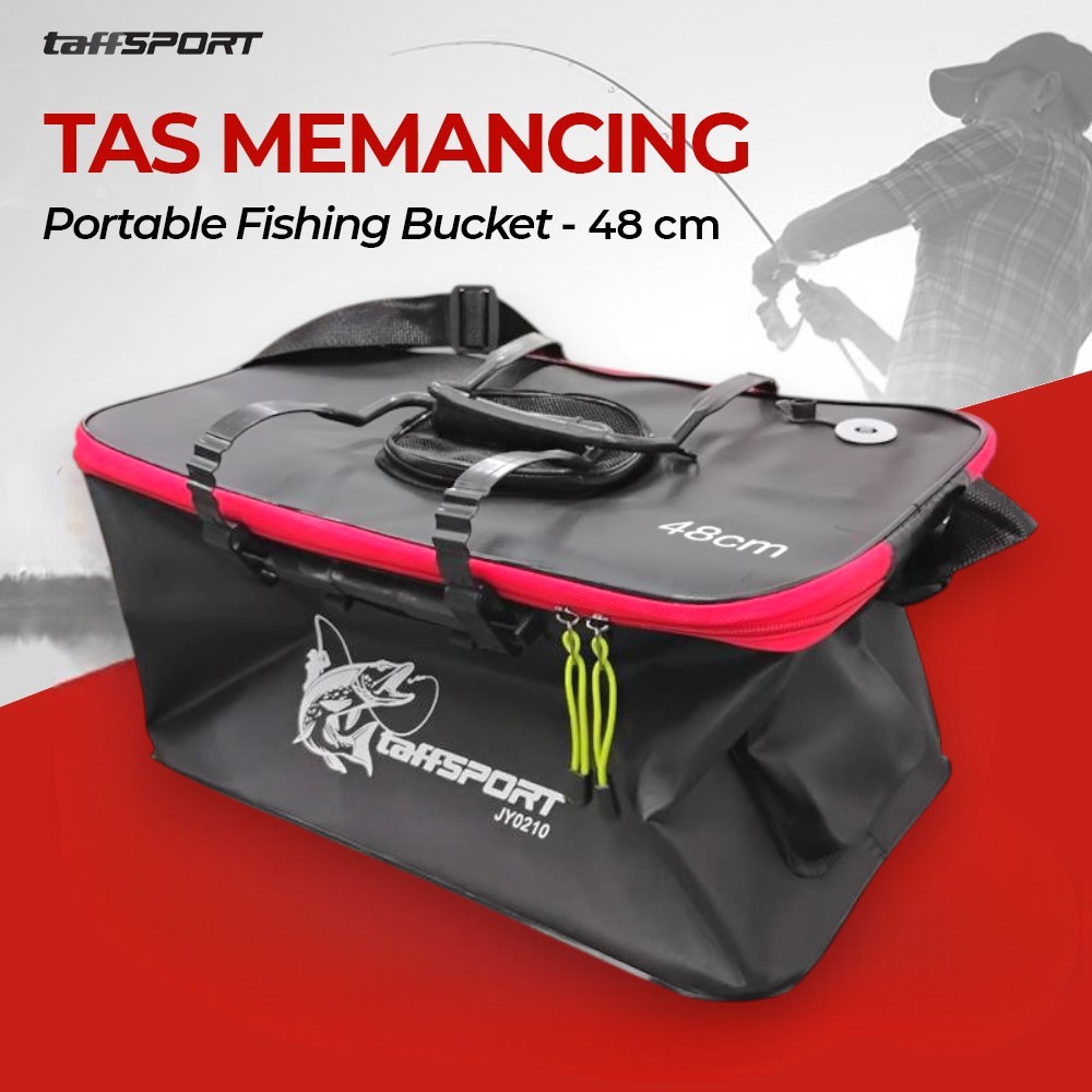 TaffSPORT Tas Memancing Fishing Bucket Water Container 48cm - JY0210