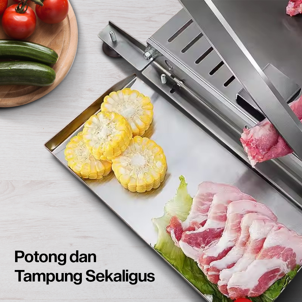 PURRINI Alat Pemotong Daging Beku Buah Sayuran Meat Slicer Cutter - JJ0517