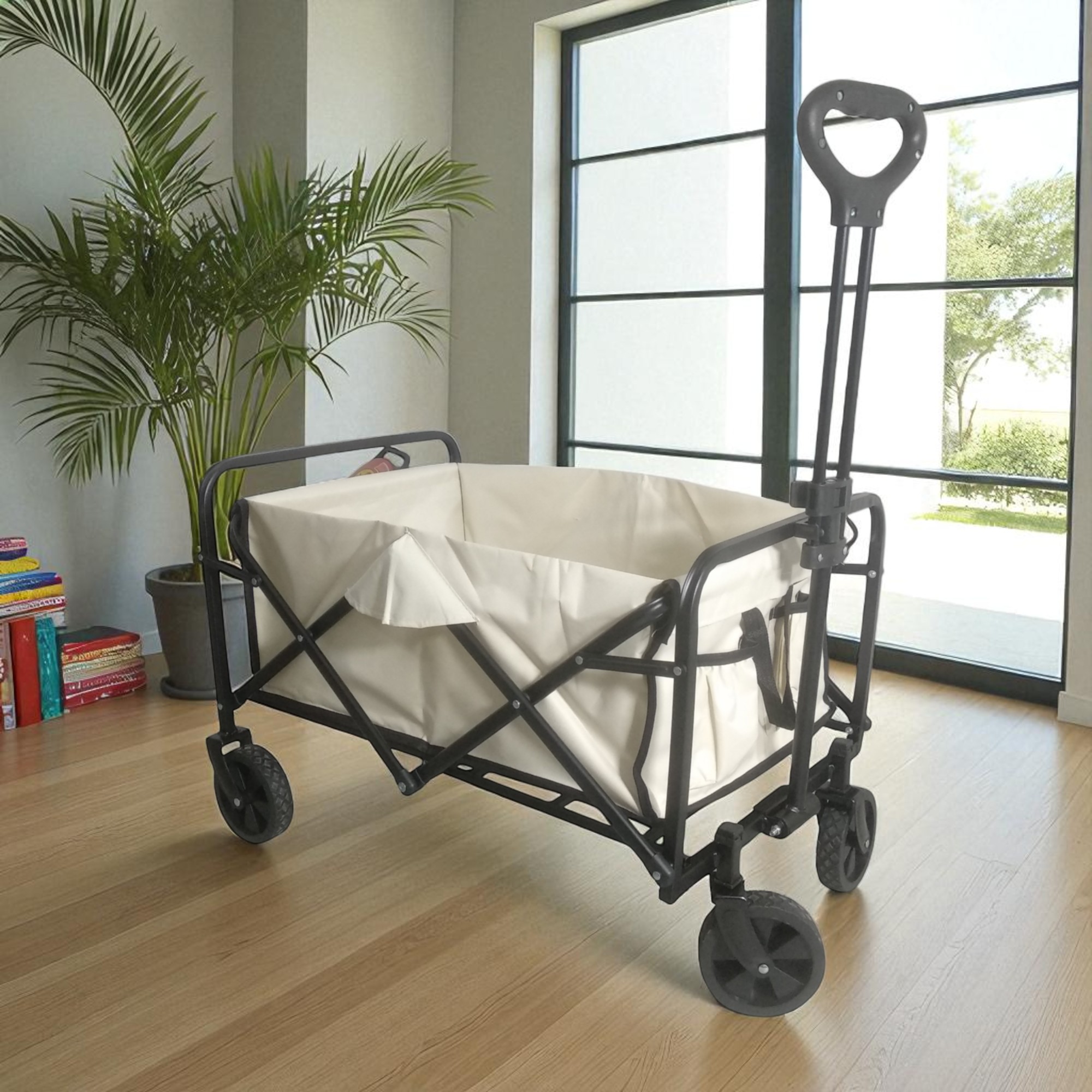 VILLVALD Troli Barang Lipat Camp Wagon Oxford Steel - VV80