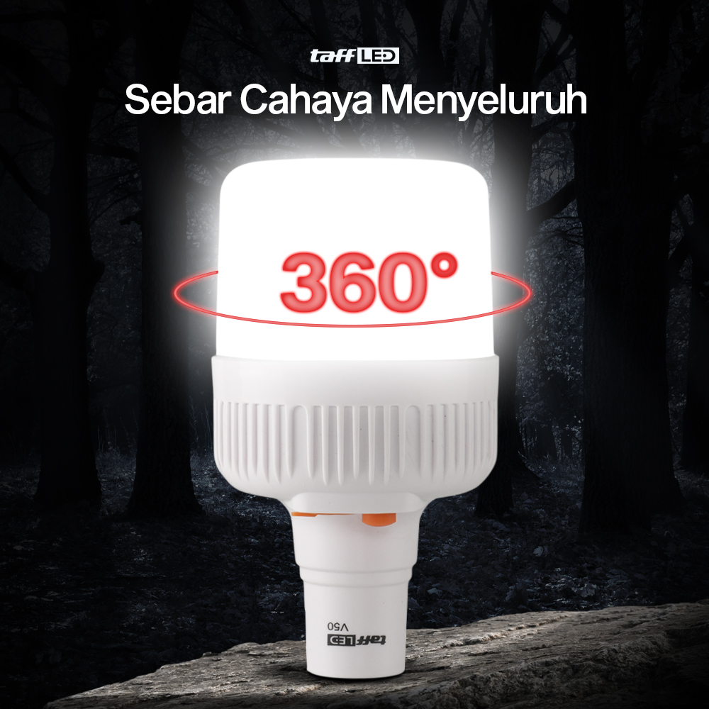 OOBEST Lampu LED Camping Gantung Waterproof Natural White 50W - V-50