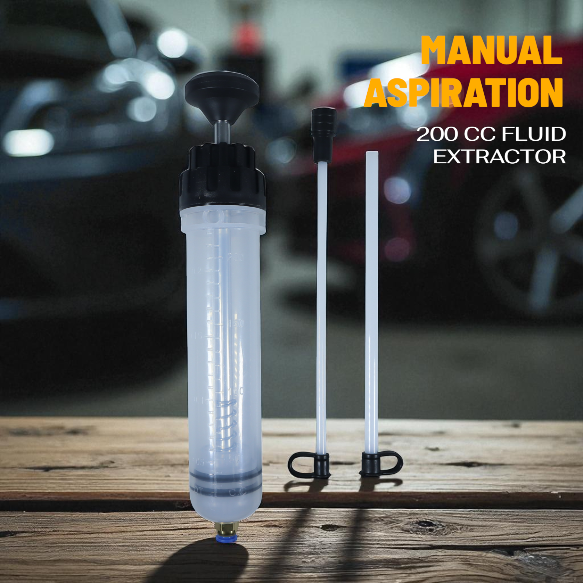 NarzrIe Pompa Tangan Transfer Oli Bensin Mobil Extractor 200ml - NC25
