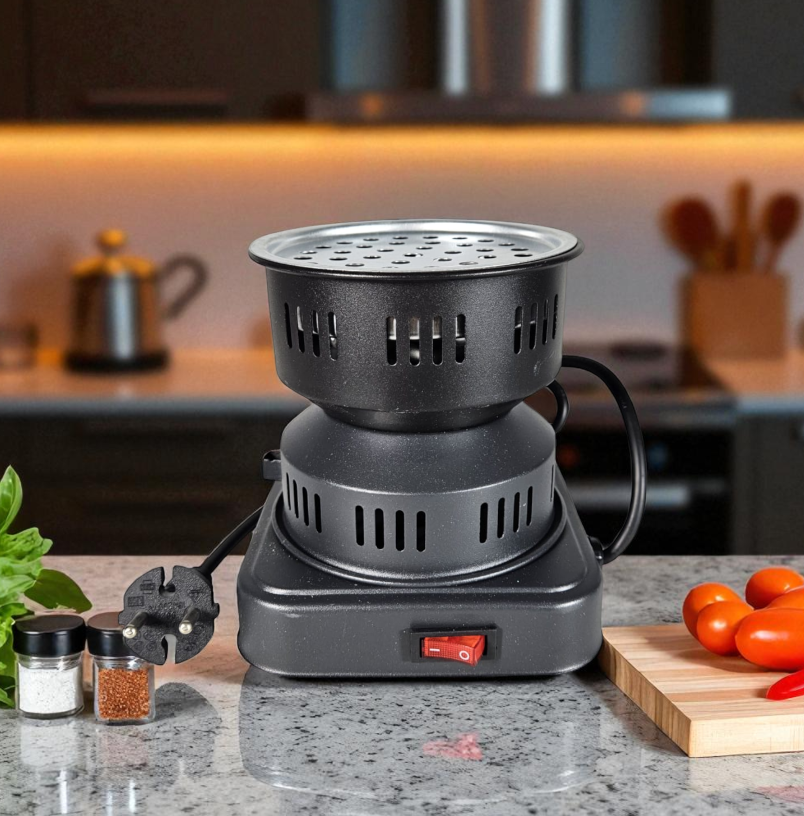 JZ Kompor Listrik Mini Pemanas Arang Hookah BBQ Charcoal Burner 500W - ZD-A016